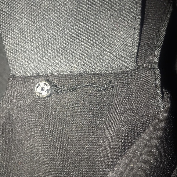 Magaschoni Dark Charcoal summer weight wool sleeveless cowl neck dress - size 8 - Picture 5 of 7